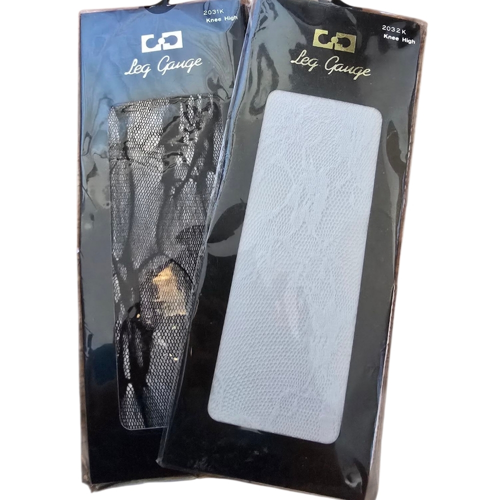 3/$15 Leg Gauge Kneehigh Lace Socks